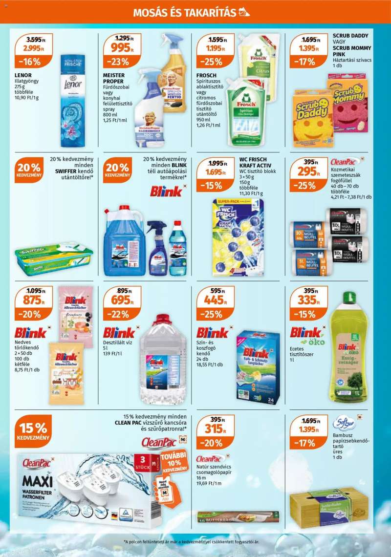 Müller Akciós újság Müller 9 oldal