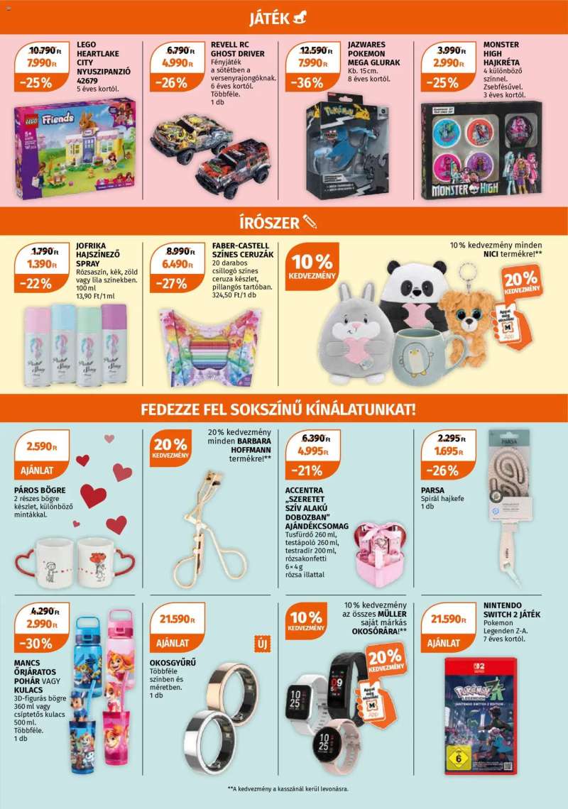 Müller Akciós újság Müller 11 oldal