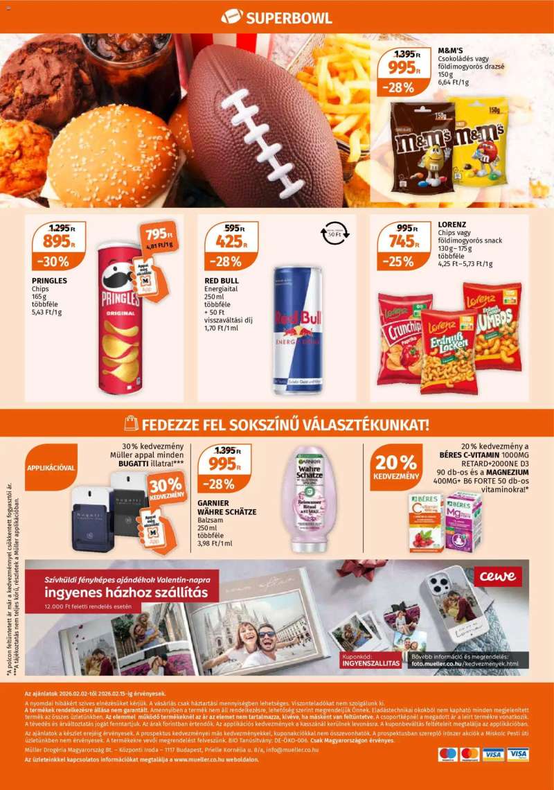 Müller Akciós újság Müller 12 oldal