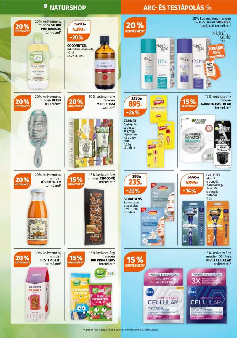 Müller Akciós újság Müller 4 oldal