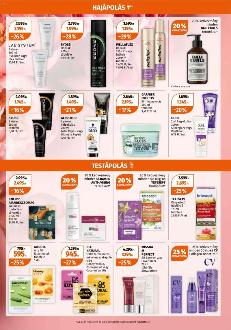 Müller Akciós újság Müller 5 oldal