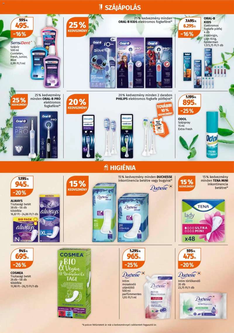 Müller Akciós újság Müller 6 oldal