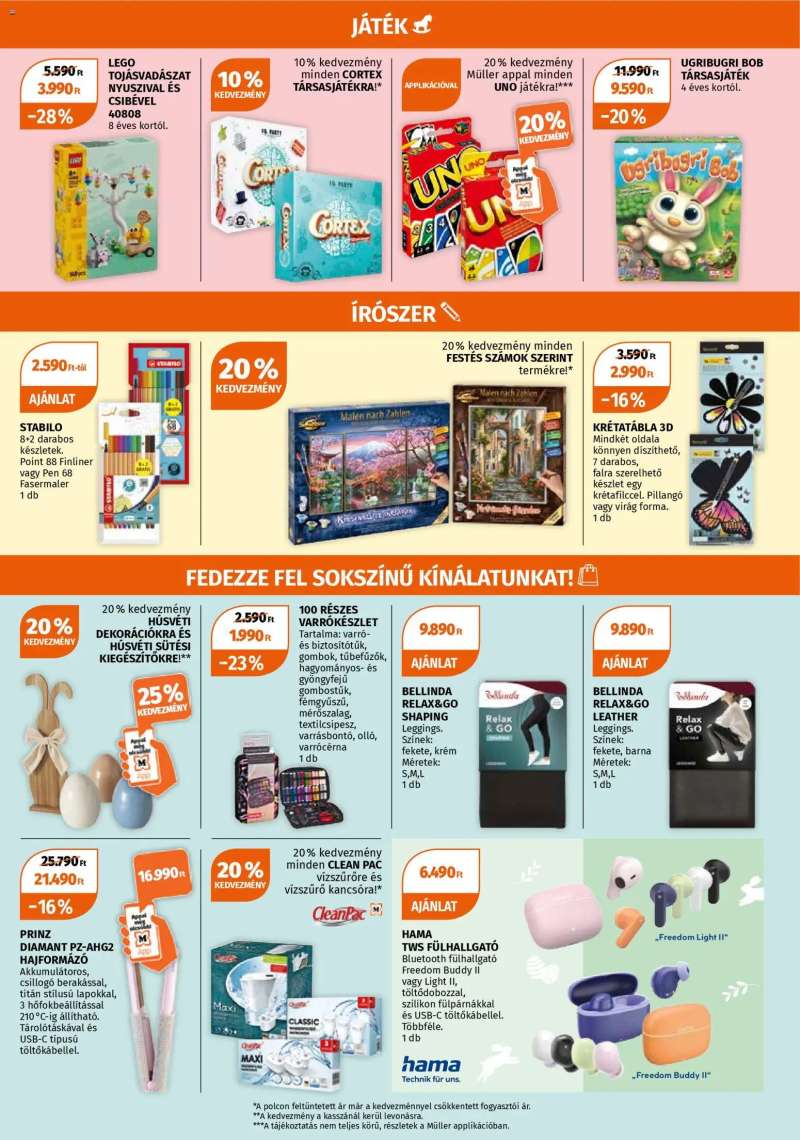 Müller Müller akciós újság 11 oldal