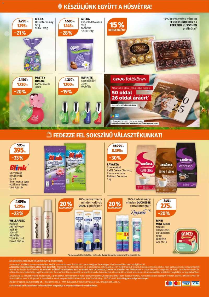 Müller Müller akciós újság 12 oldal