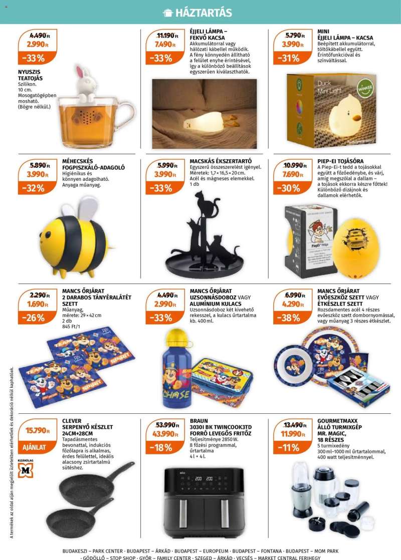Müller Müller Háztartás prospektus 3 oldal