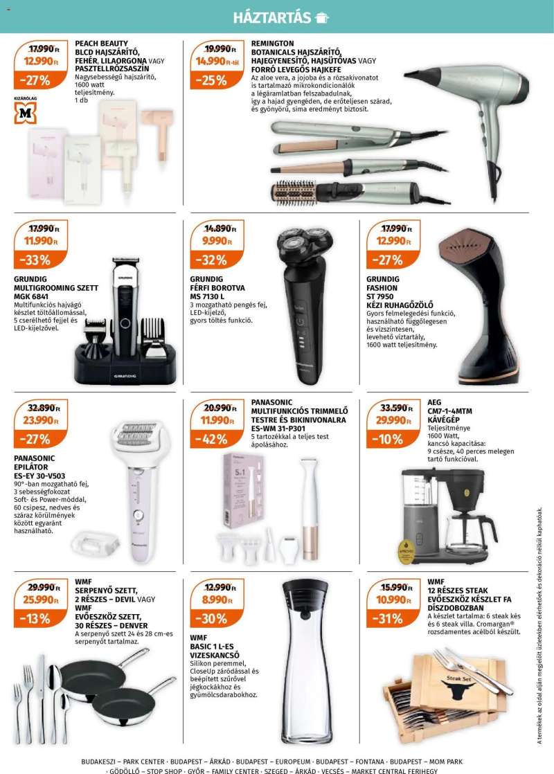 Müller Müller Háztartás prospektus 4 oldal
