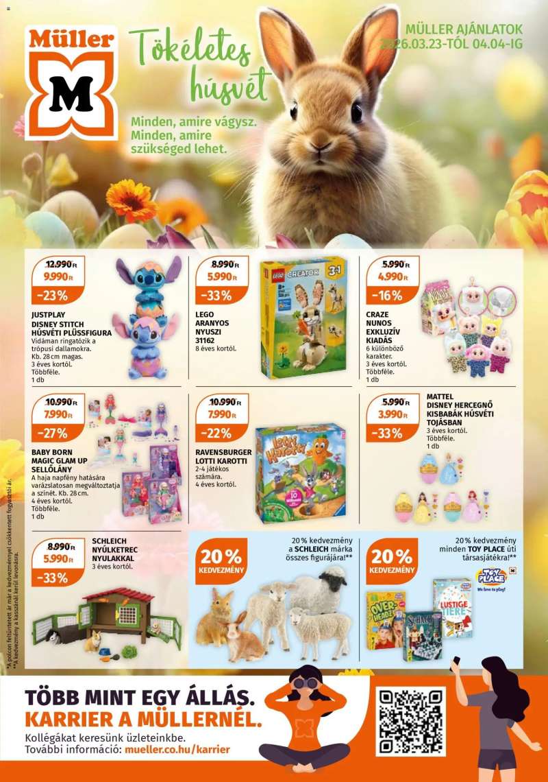 Müller Müller Játékprospektus 1 oldal