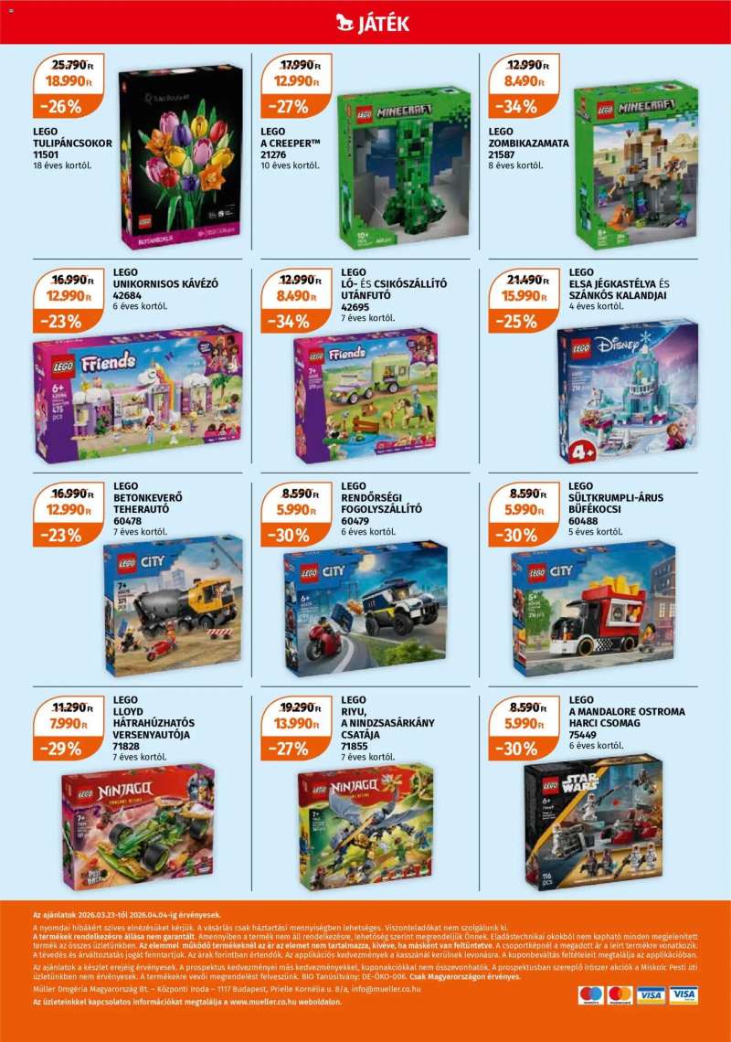 Müller Müller Játékprospektus 8 oldal