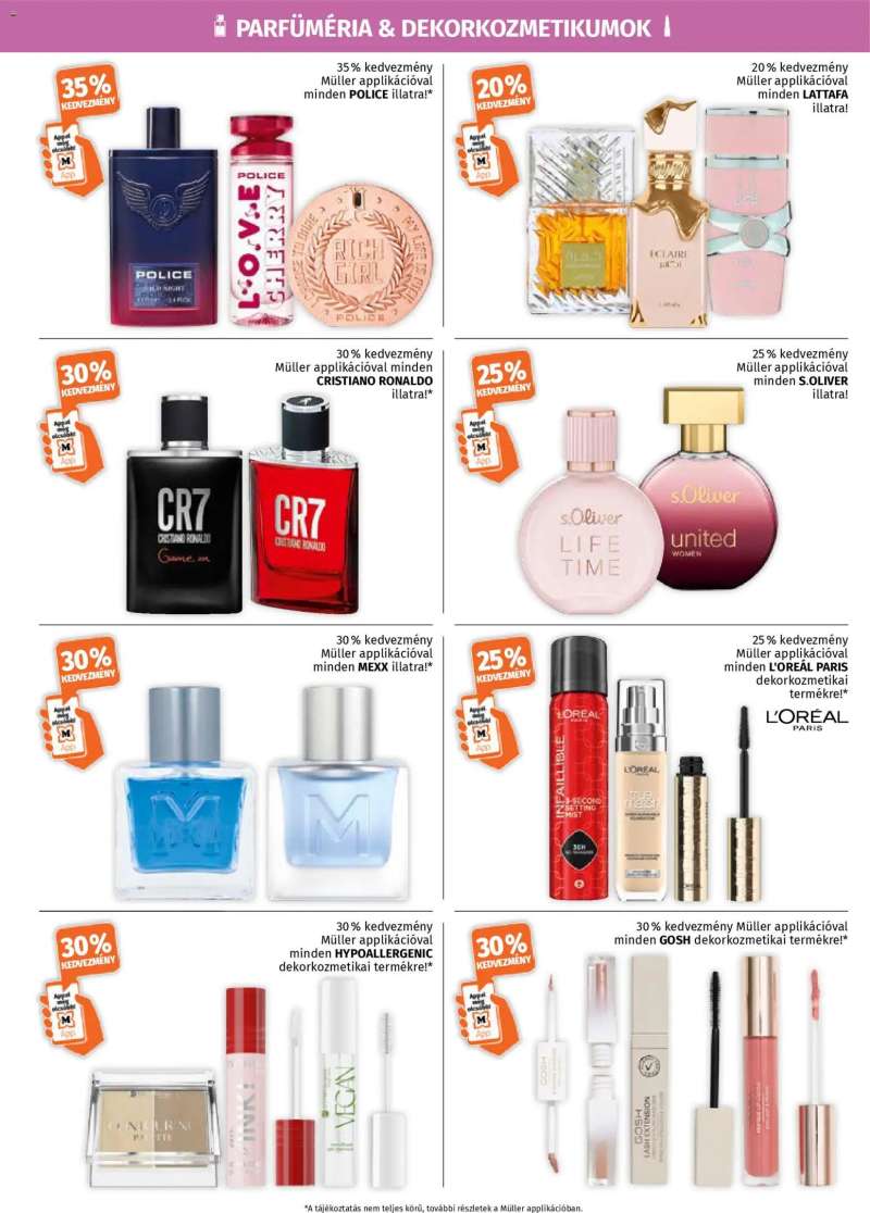 Müller Müller akciós újság 2 oldal