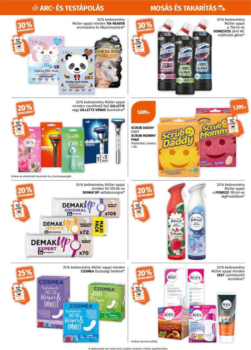 Müller Müller akciós újság 4 oldal