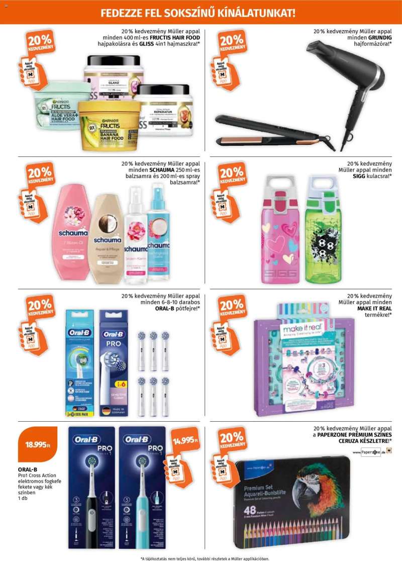 Müller Müller akciós újság 6 oldal