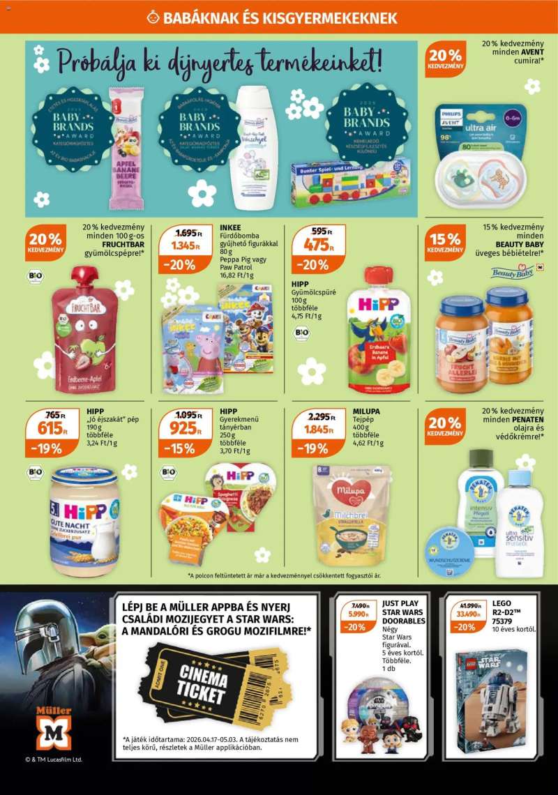 Müller Müller akciós újság 10 oldal