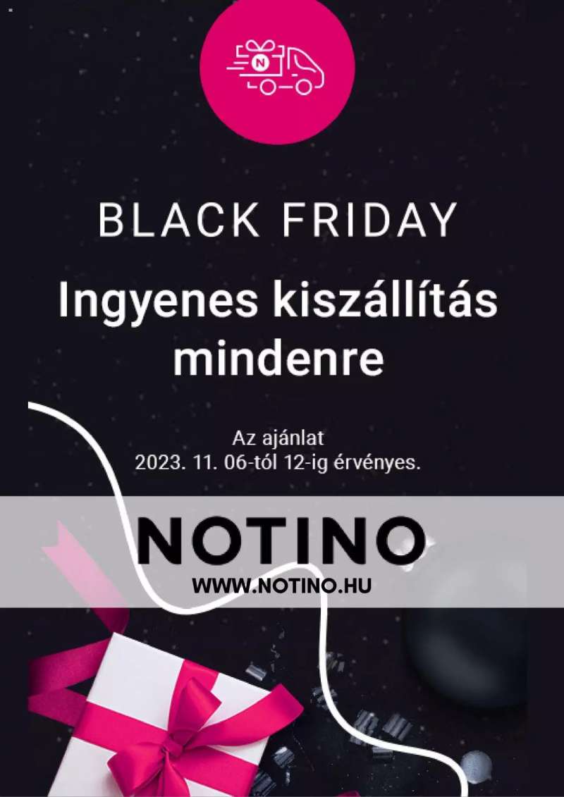 Notino Black Friday 1 oldal