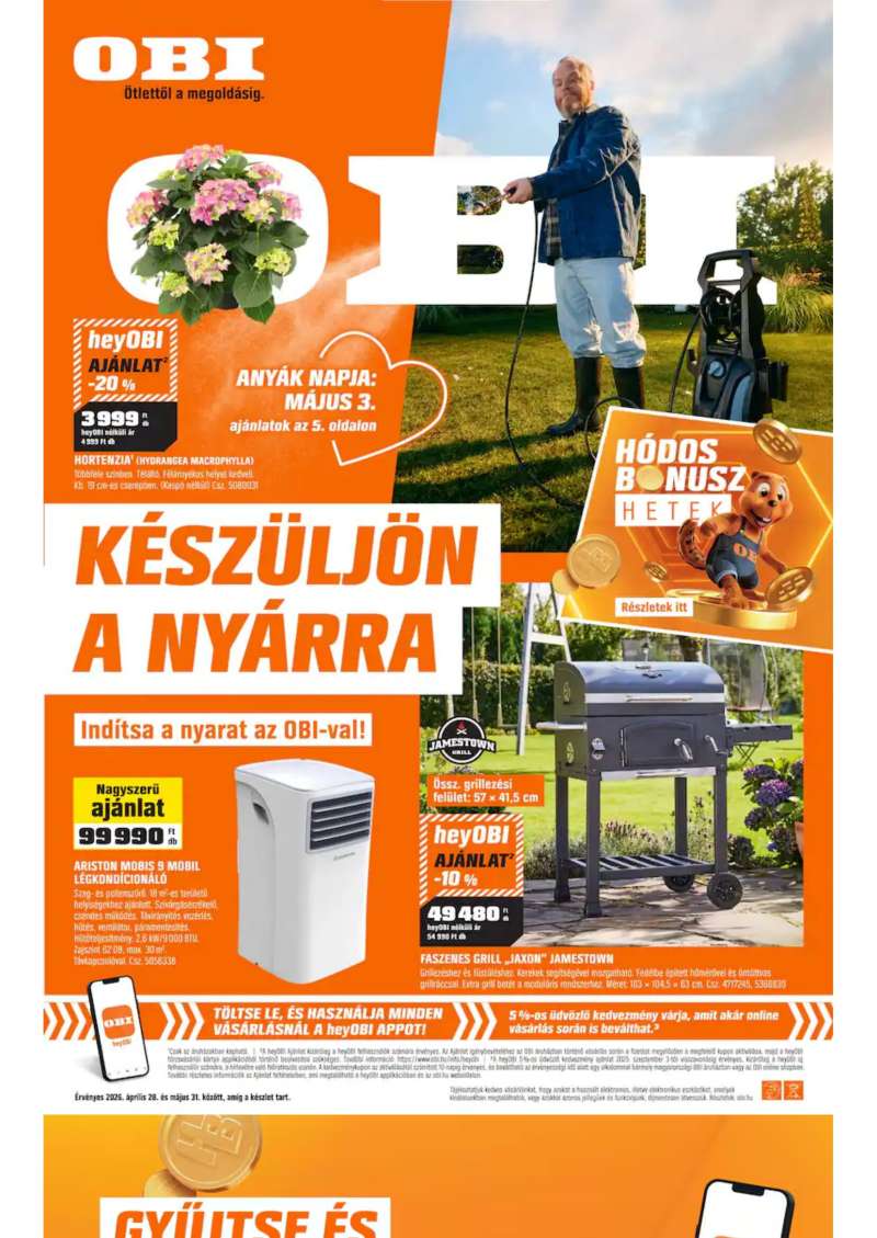 OBI Akciós Újság 1 oldal