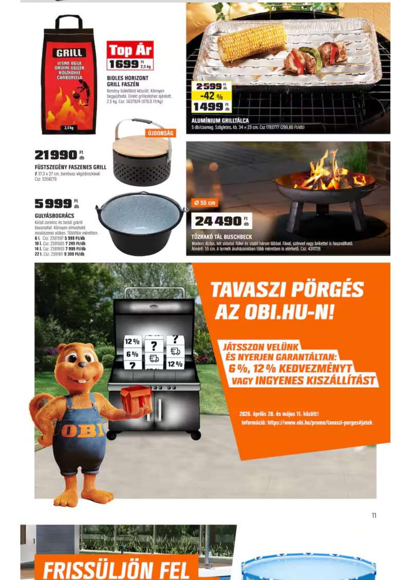 OBI Akciós Újság 10 oldal