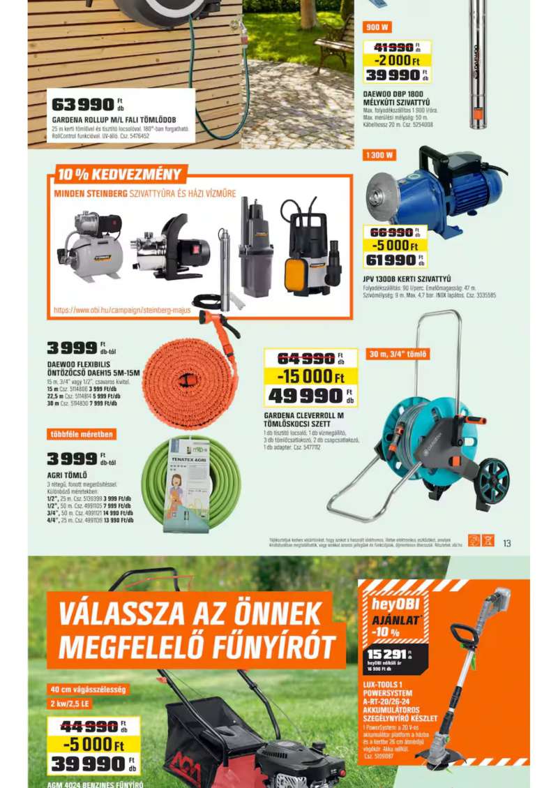 OBI Akciós Újság 12 oldal