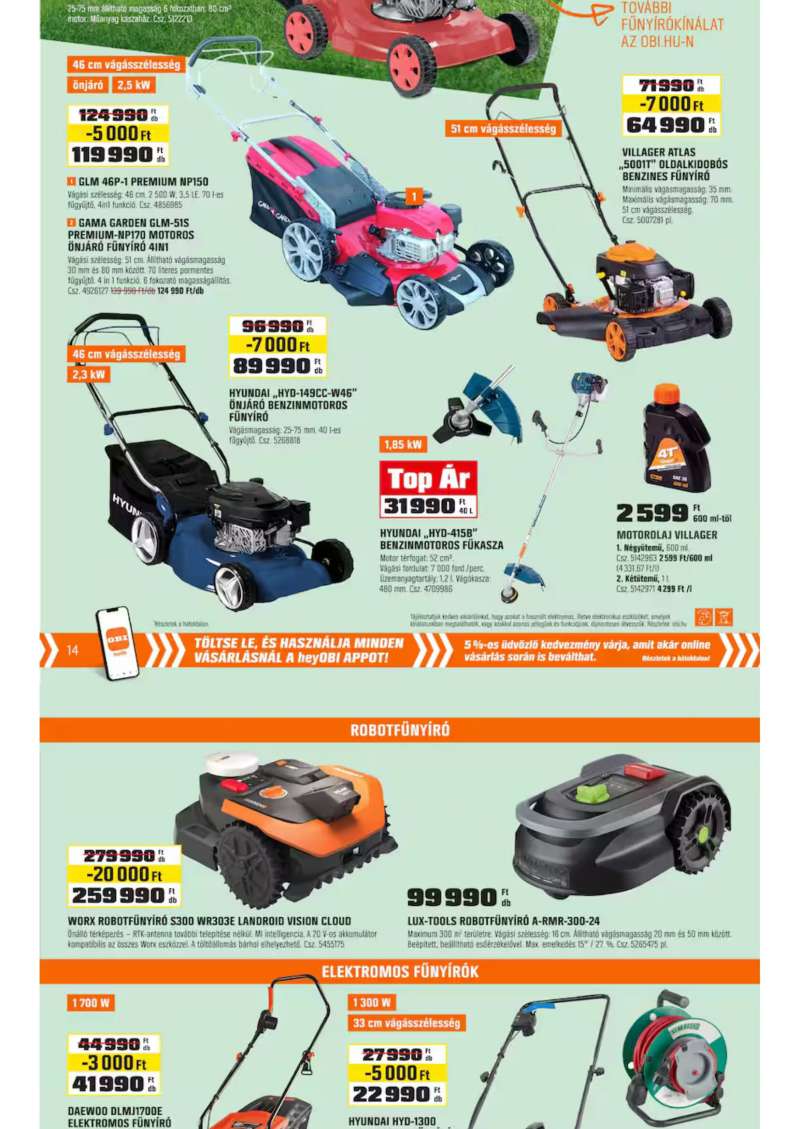 OBI Akciós Újság 13 oldal