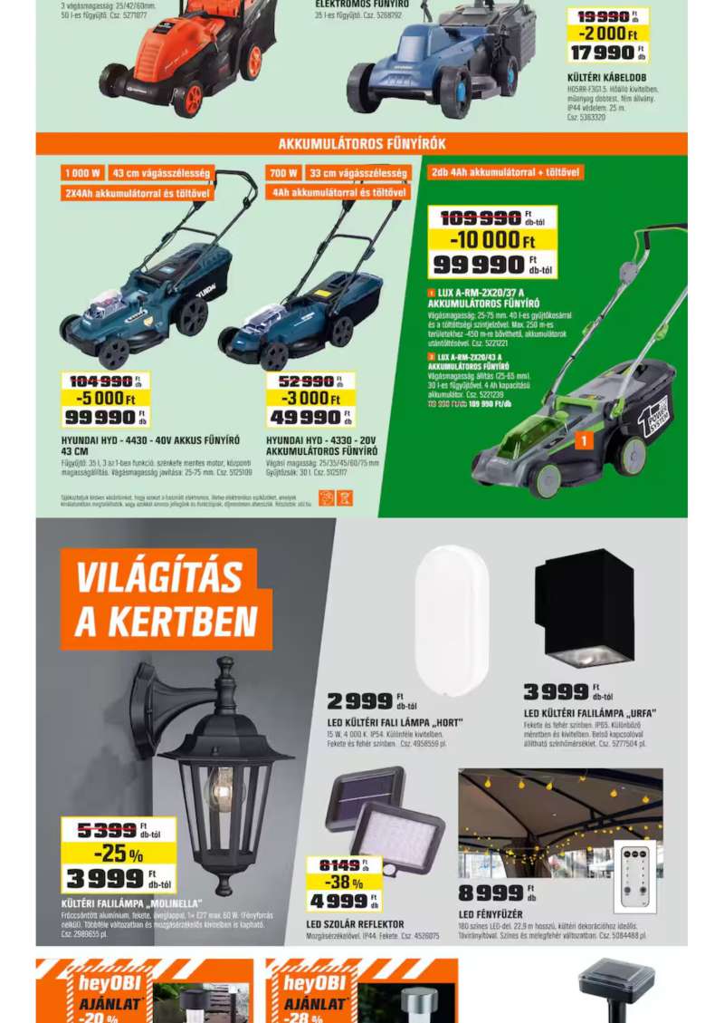 OBI Akciós Újság 14 oldal