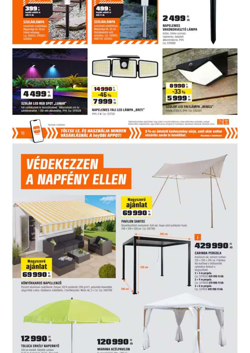 OBI Akciós Újság 15 oldal