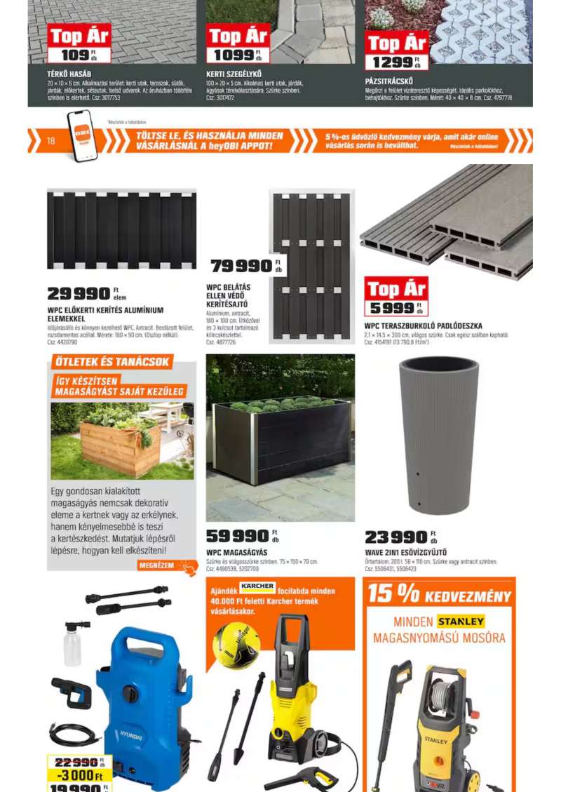 OBI Akciós Újság 17 oldal