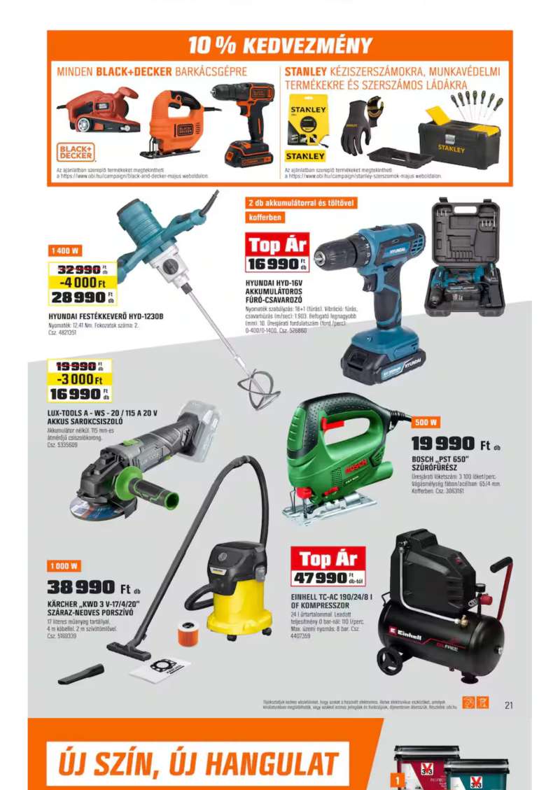 OBI Akciós Újság 19 oldal
