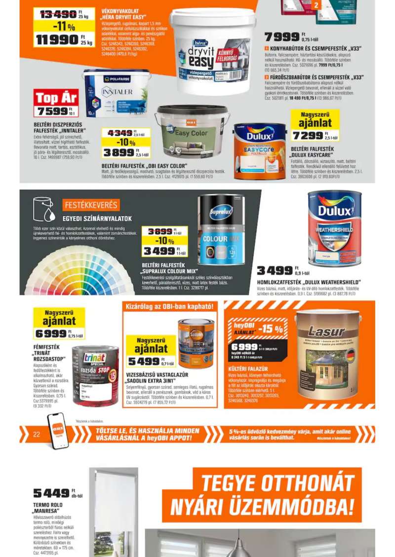 OBI Akciós Újság 20 oldal