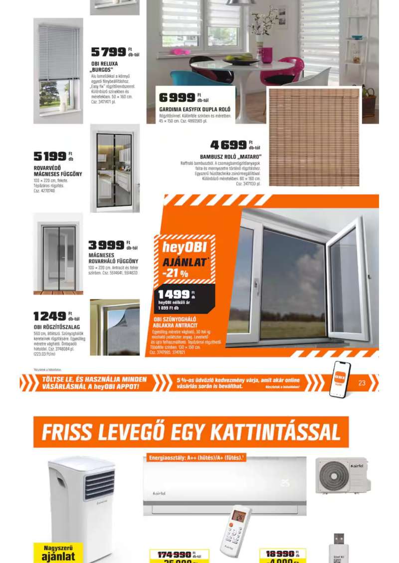 OBI Akciós Újság 21 oldal
