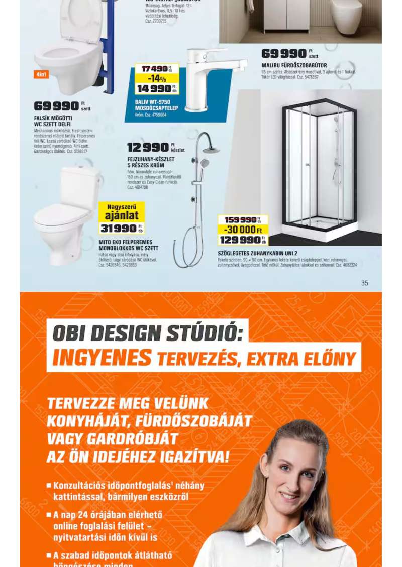 OBI Akciós Újság 32 oldal
