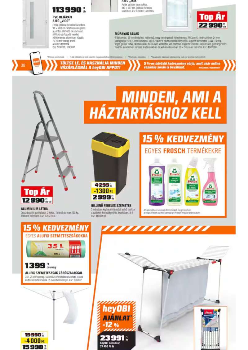 OBI Akciós Újság 35 oldal