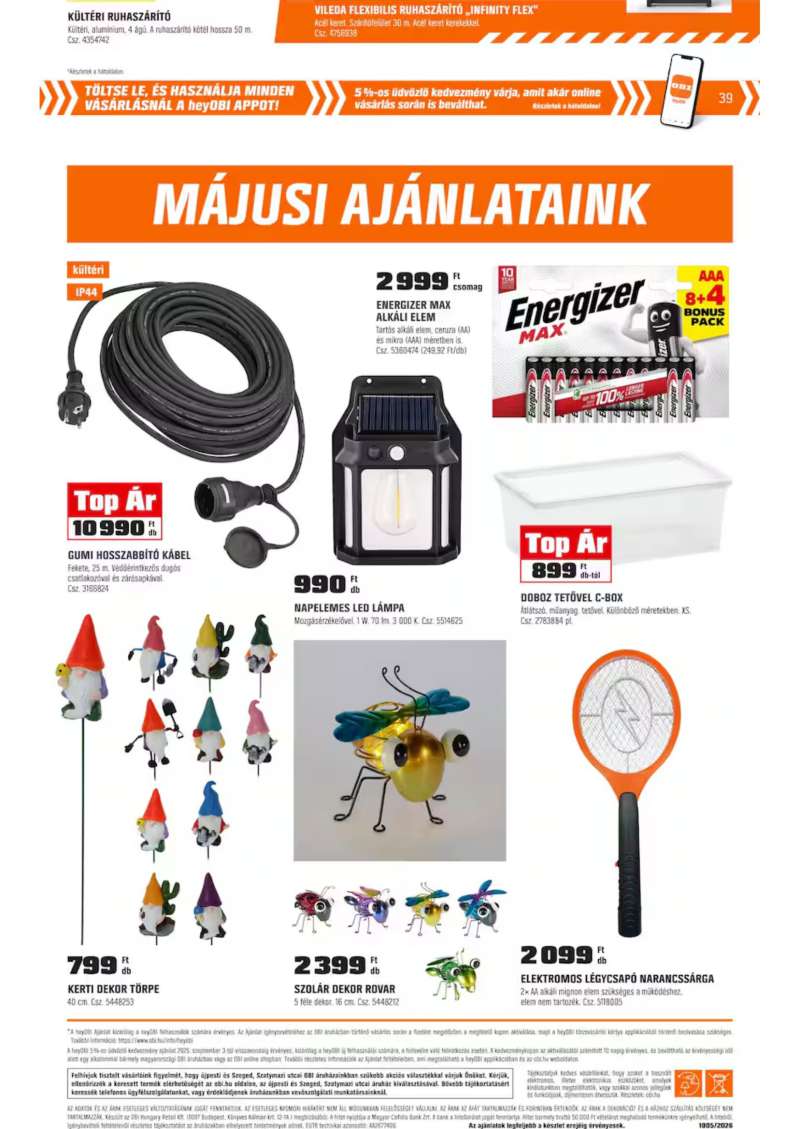 OBI Akciós Újság 36 oldal