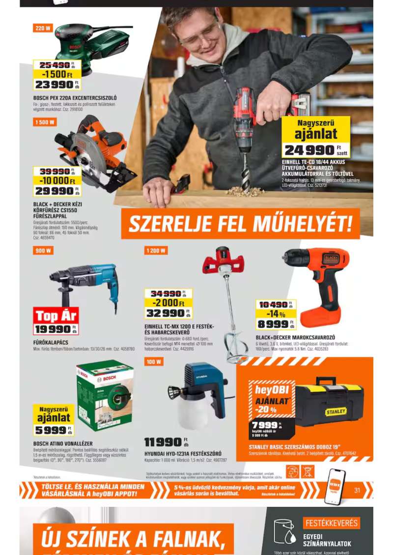 OBI Akciós Újság 28 oldal