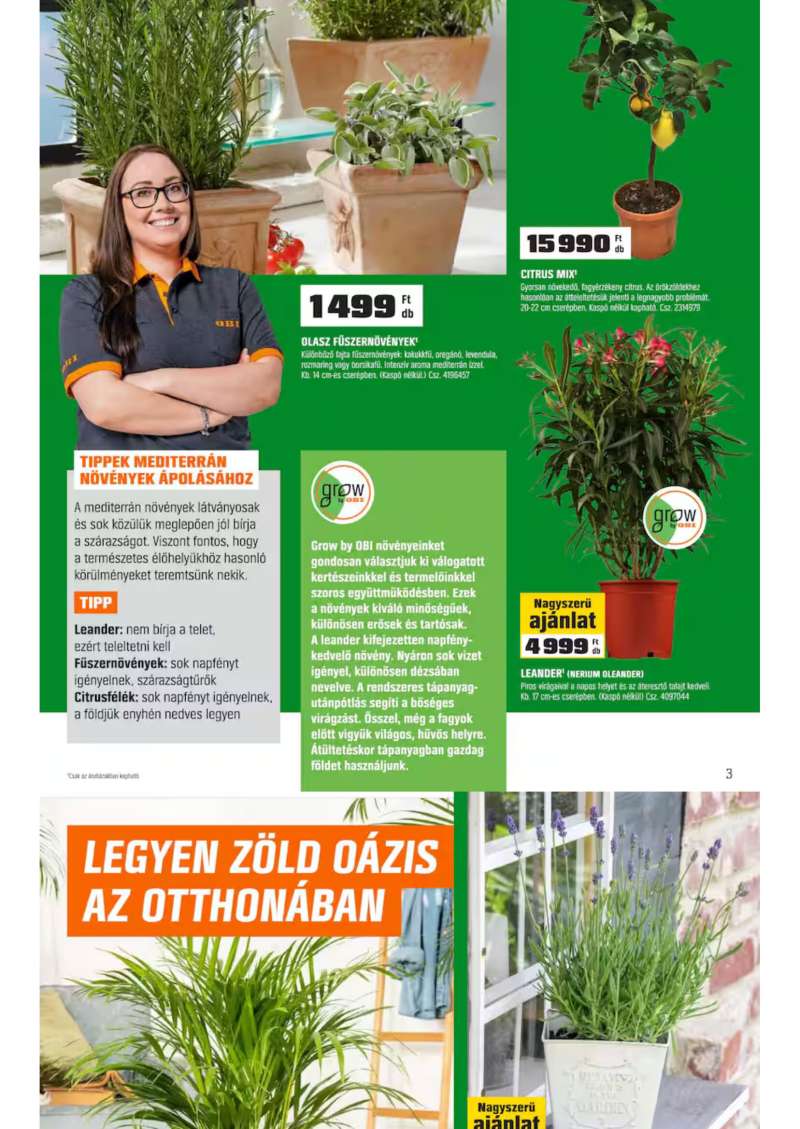 OBI Akciós Újság 3 oldal