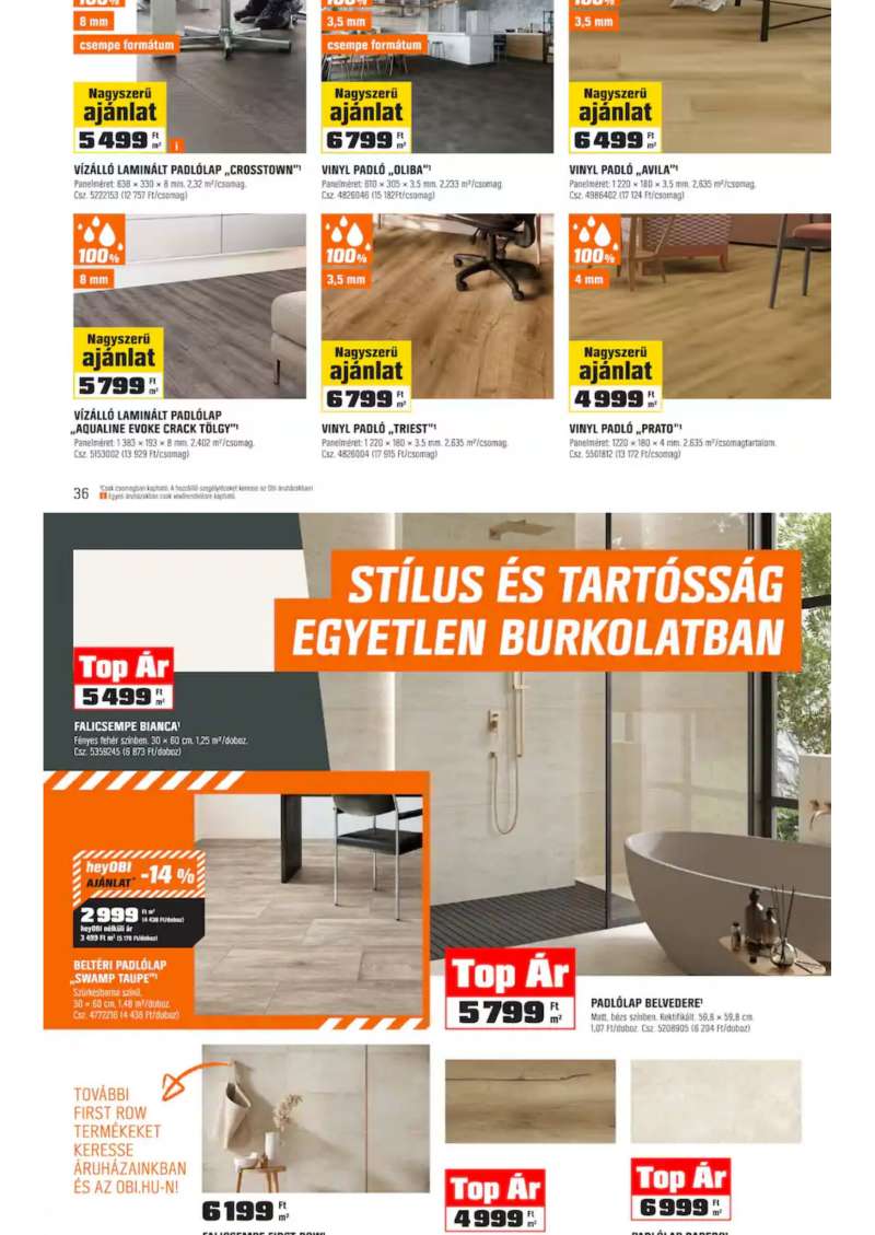 OBI Akciós Újság 33 oldal