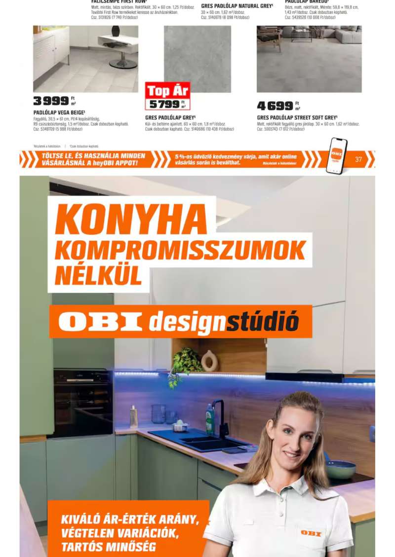 OBI Akciós Újság 34 oldal
