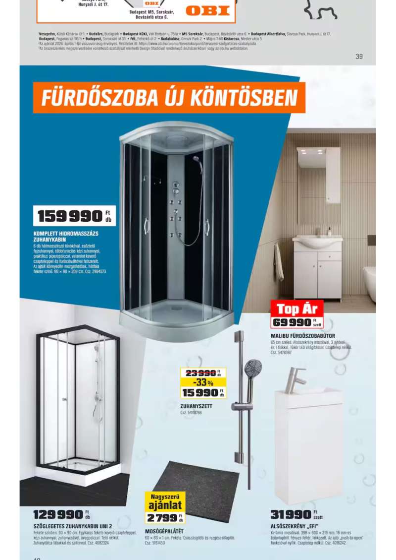 OBI Akciós Újság 36 oldal