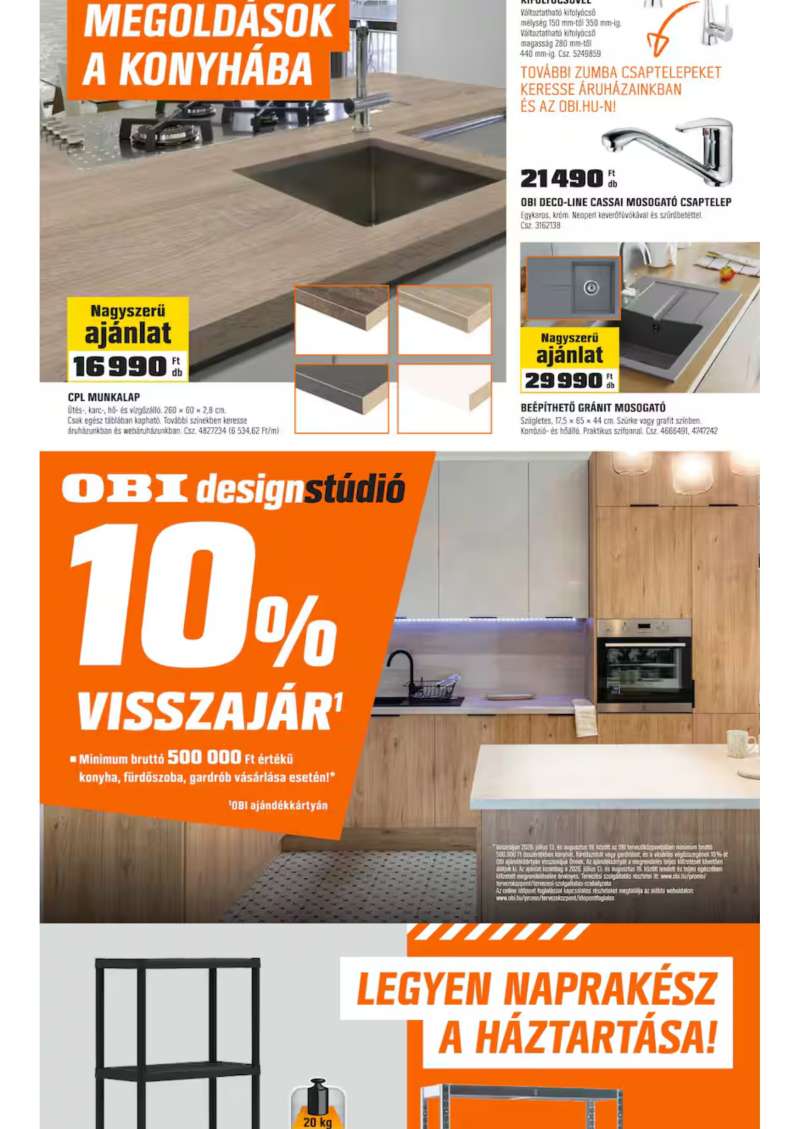 OBI Akciós Újság 38 oldal