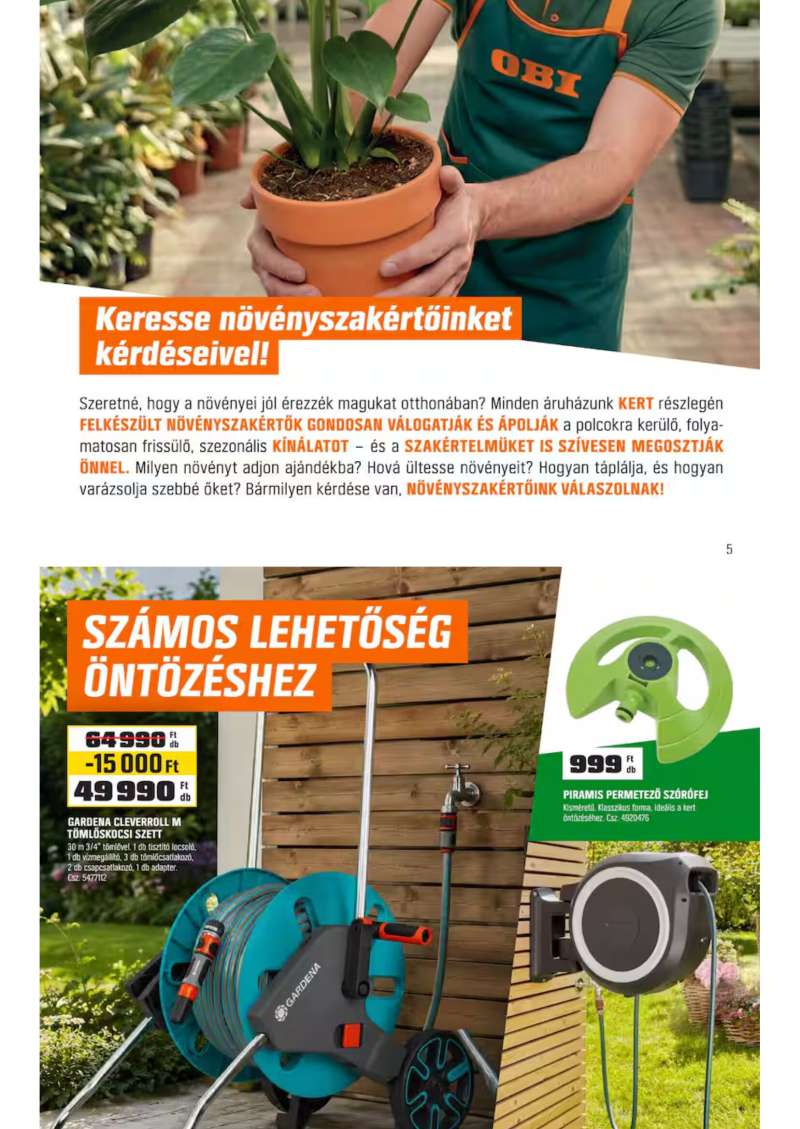OBI Akciós Újság 5 oldal