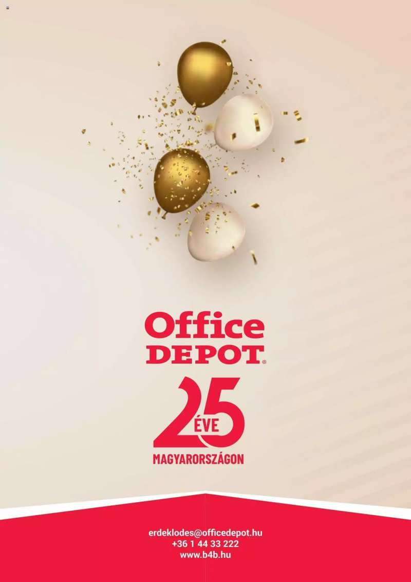 Office Depot akciós újság Office Depot 28 oldal