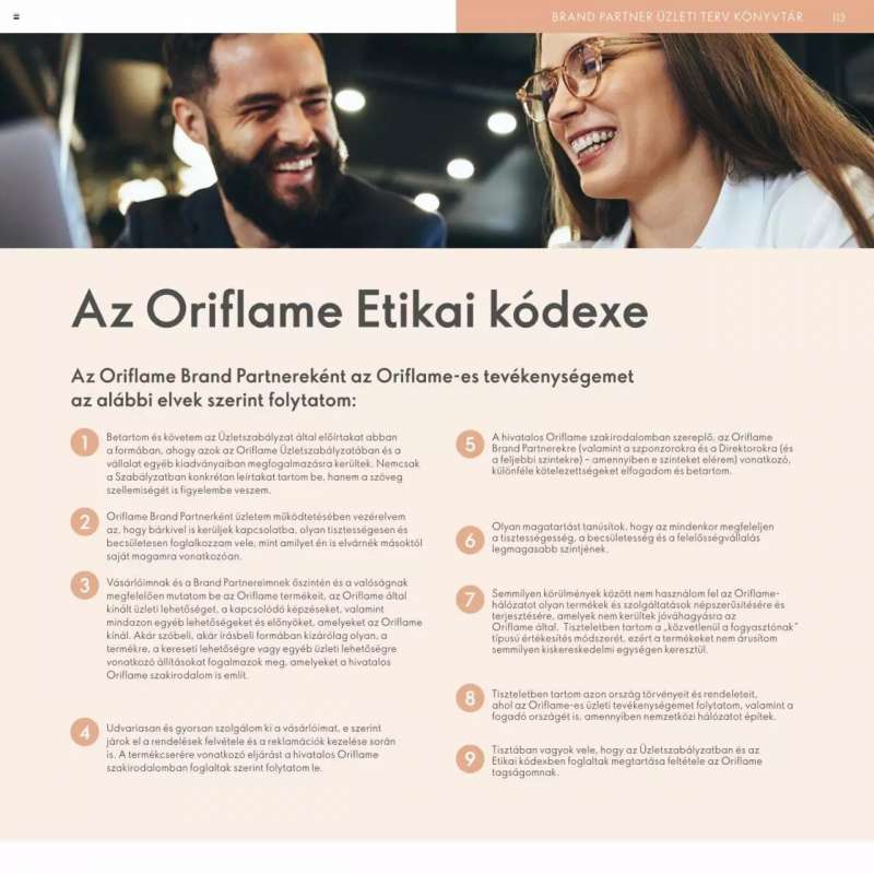 Oriflame Katalógus Oriflame Brand Partner Üzleti Terv 113 oldal