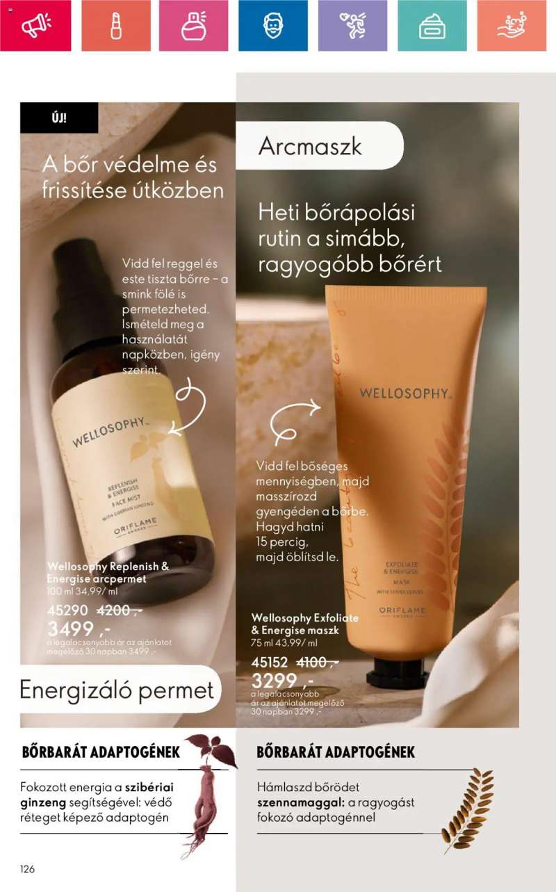 Oriflame Oriflame katalógus 2024/14 126 oldal