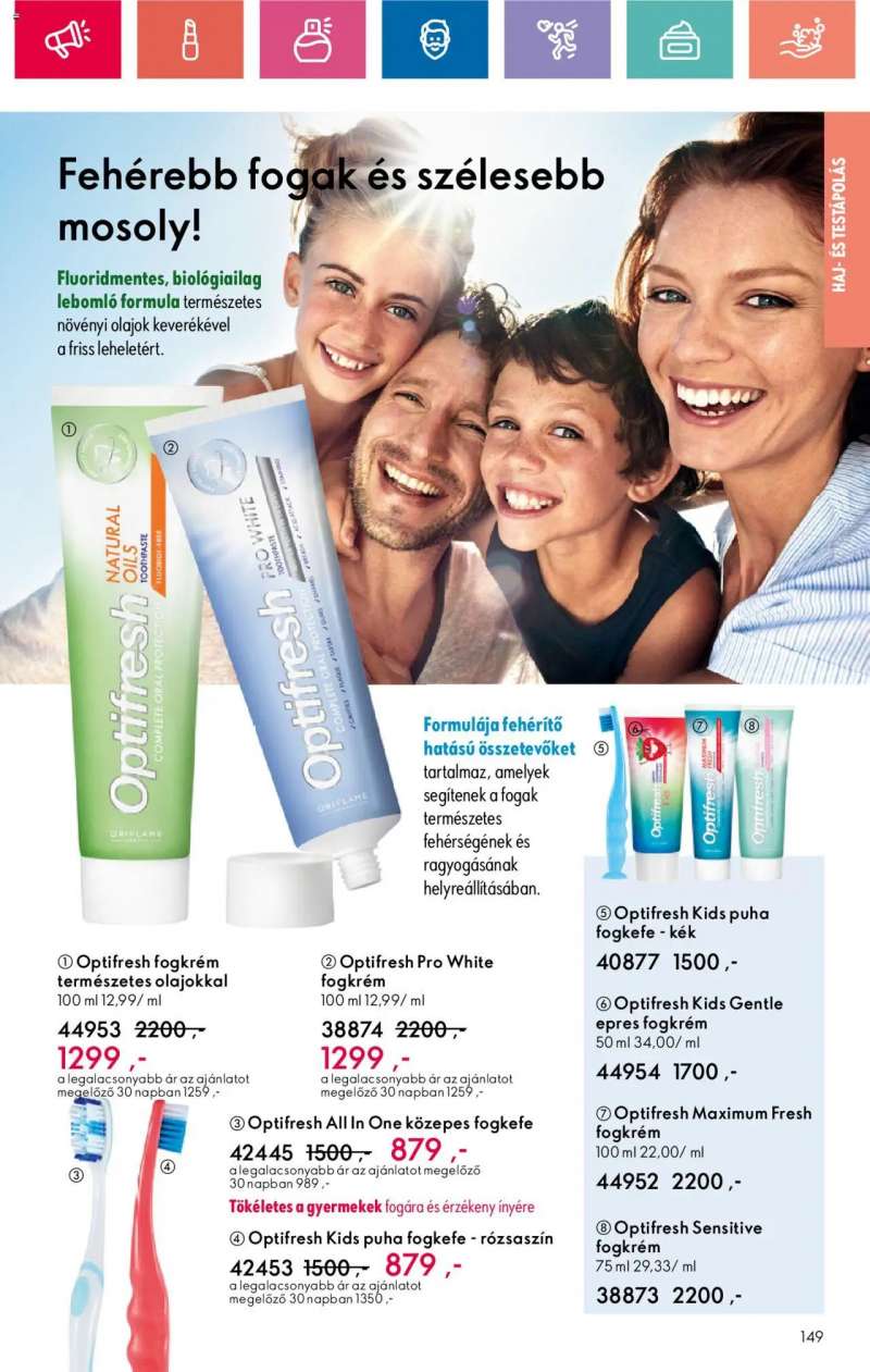 Oriflame Oriflame katalógus 2024/14 149 oldal