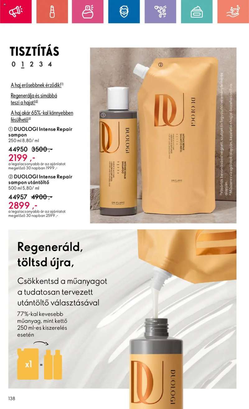 Oriflame Oriflame katalógus 2024/15 138 oldal