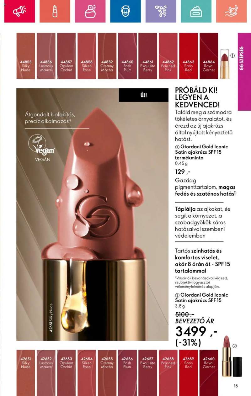 Oriflame Oriflame katalógus 2024/15 15 oldal