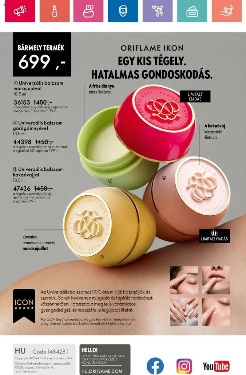 Oriflame Oriflame katalógus 2024/15 180 oldal