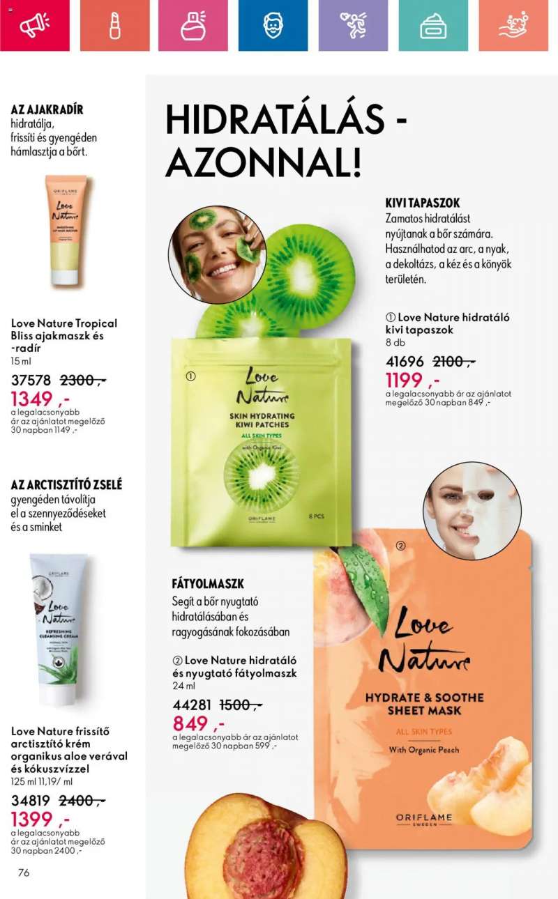 Oriflame Oriflame katalógus 2024/15 76 oldal