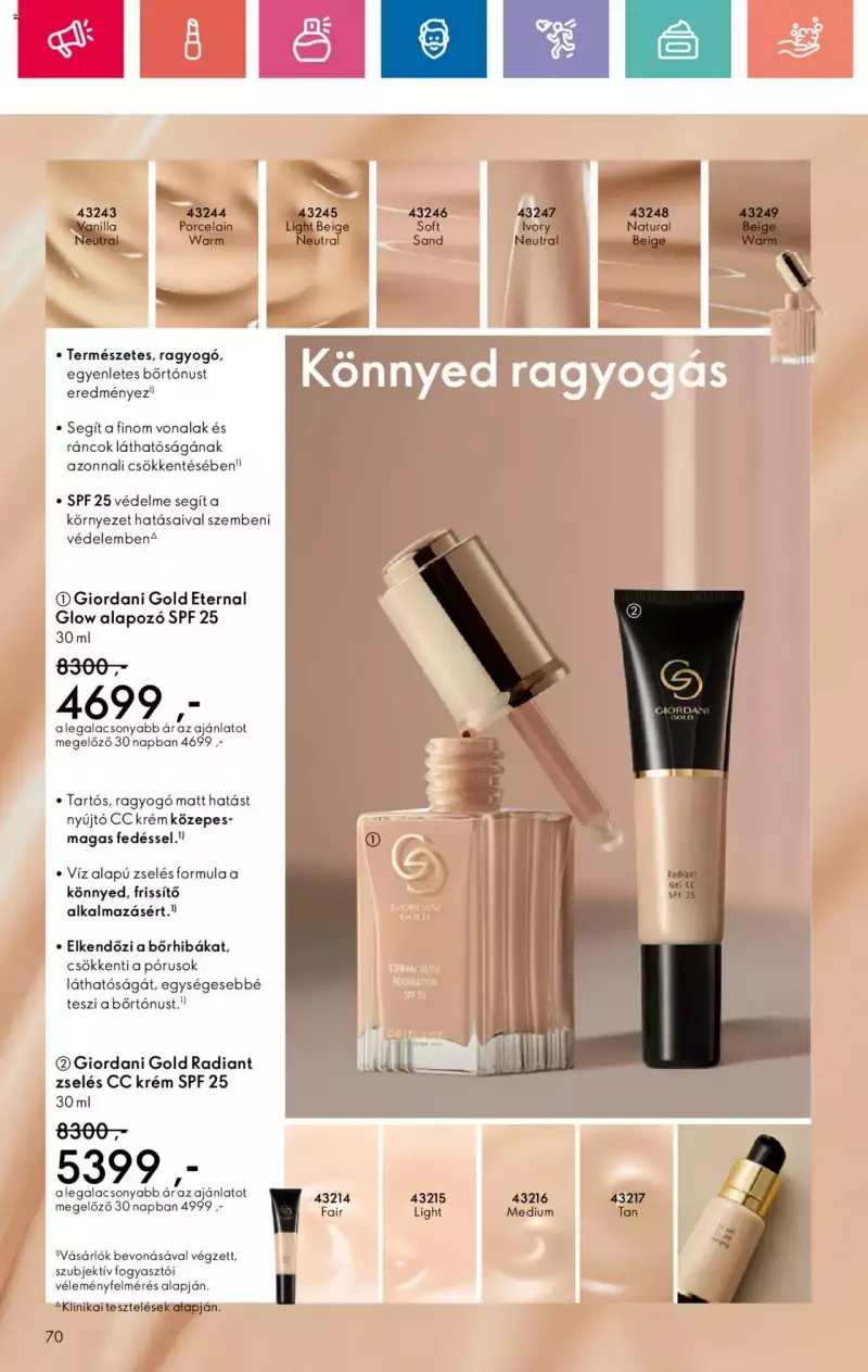 Oriflame Oriflame katalógus 2024/16 70 oldal