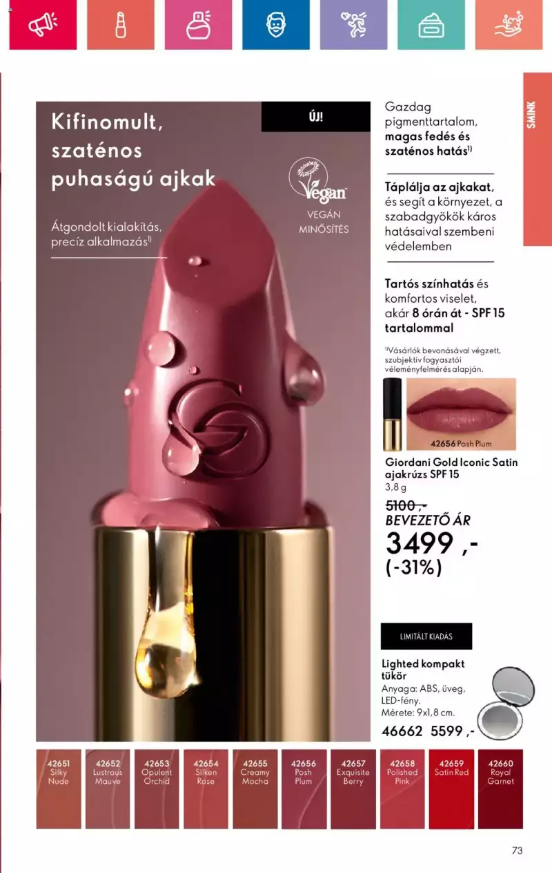 Oriflame Oriflame katalógus 2024/16 73 oldal