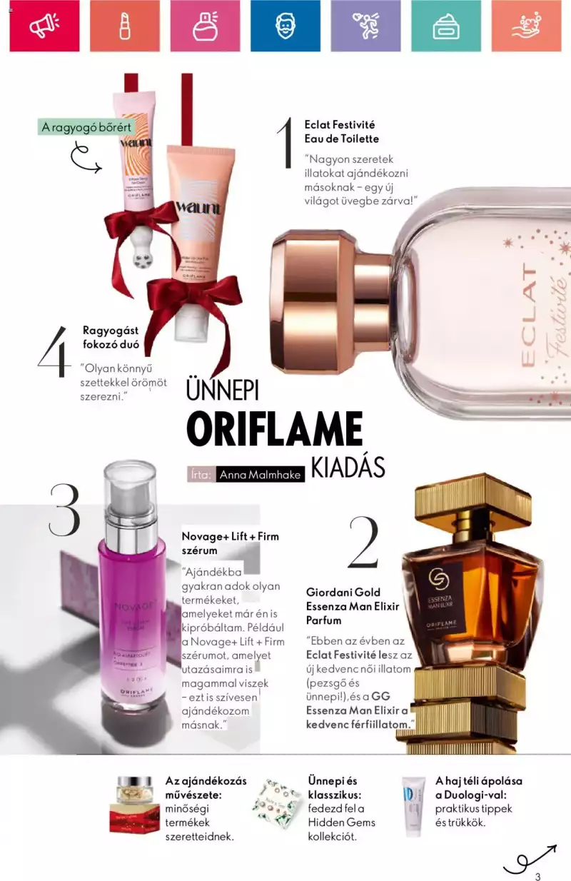 Oriflame Oriflame katalógus 2024/17 3 oldal