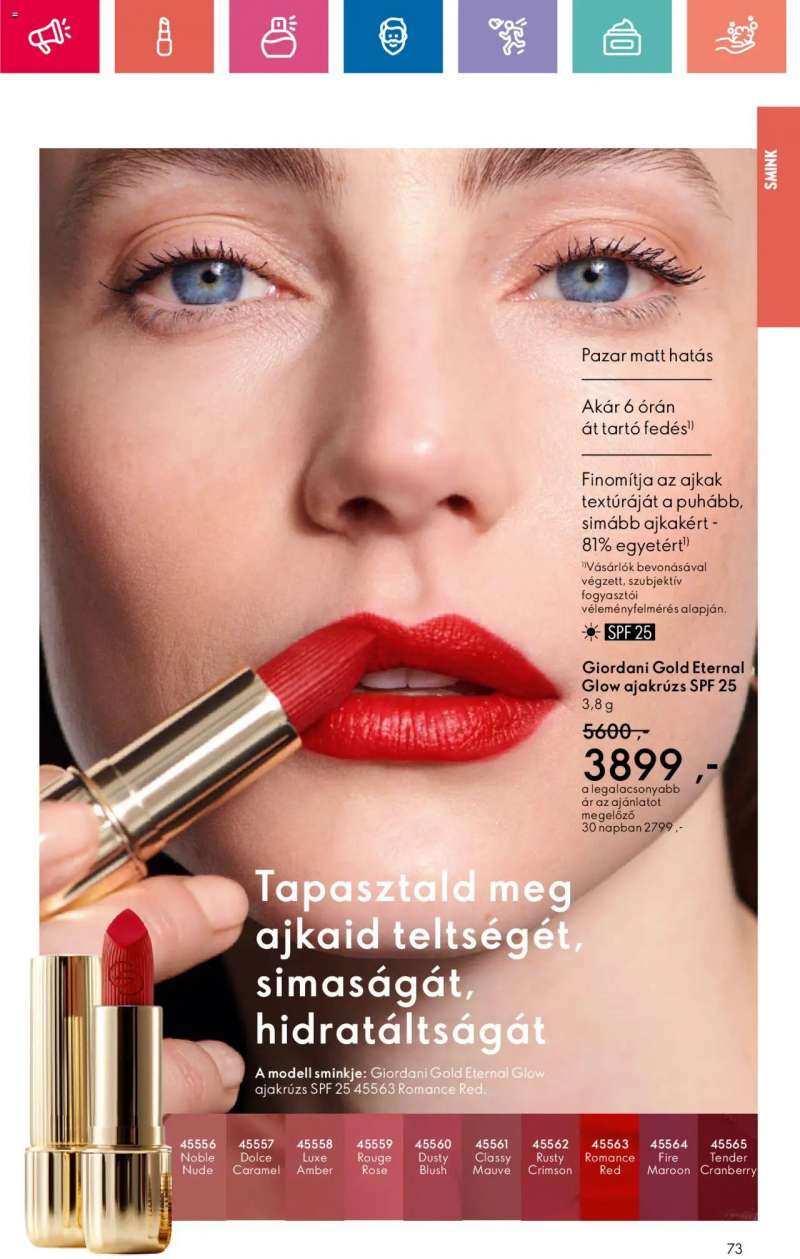 Oriflame Oriflame katalógus 2024/17 73 oldal