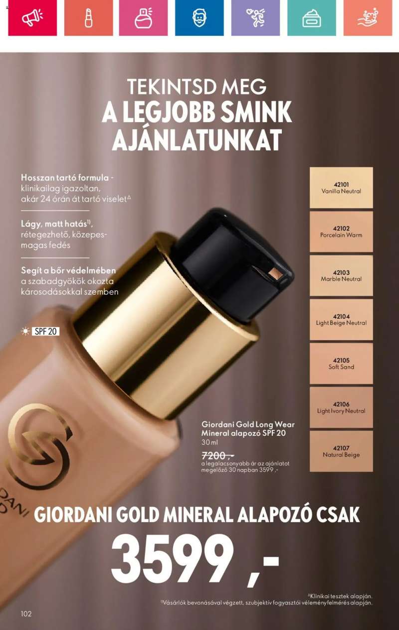 Oriflame Oriflame katalógus 2024/01 102 oldal